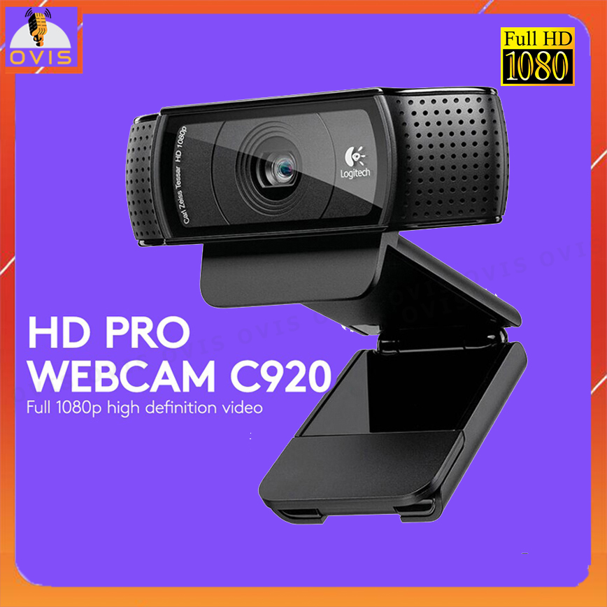 Logitech c920 pro - webcam máy tính chất lượng hd 1080p, tích hợp micro stereo, tự lấy nét