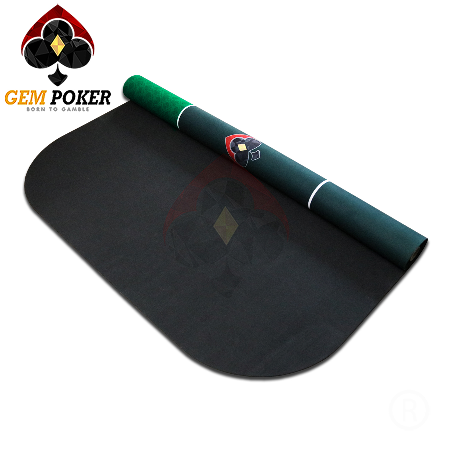 THẢM POKER TEXAS GEM GREEN 180X90 CM
