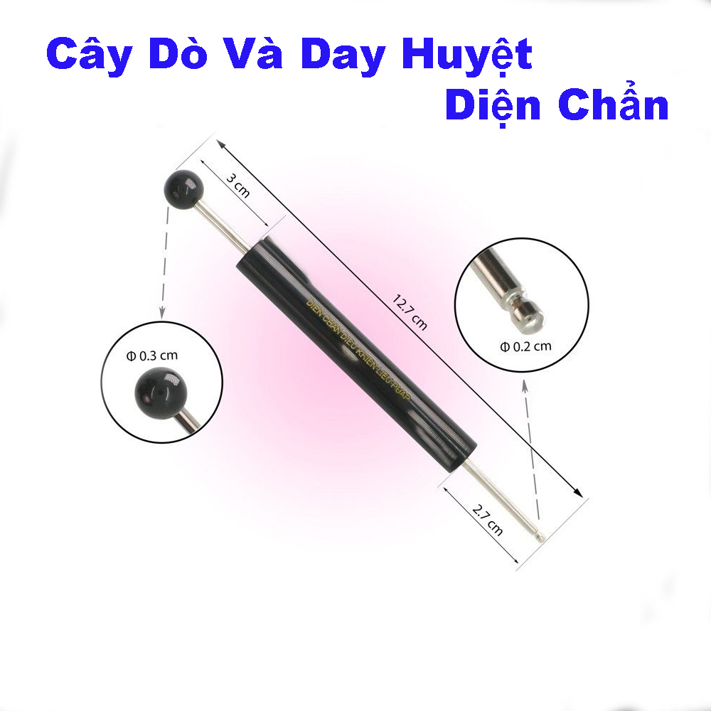 Cây dò và day huyệt diện chẩn - gậy như ý