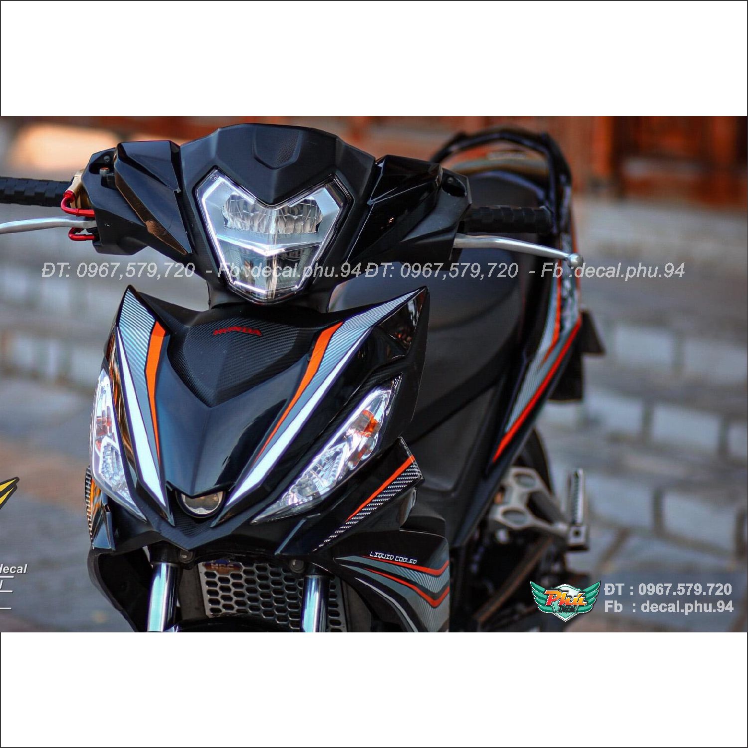 Tem rời xe Winner Đen chỉ 2021 (l)