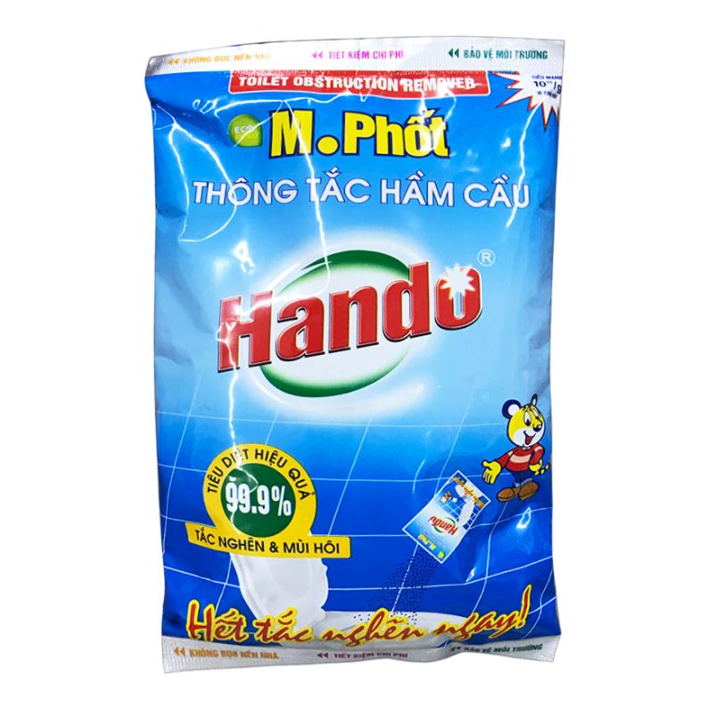 Gói thông tắc hầm cầu M.phốt Hando 300gr