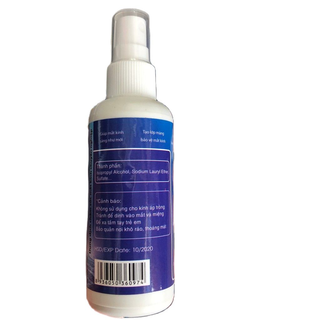 Chai nước rửa mắt kính chuyên dụng 100ml