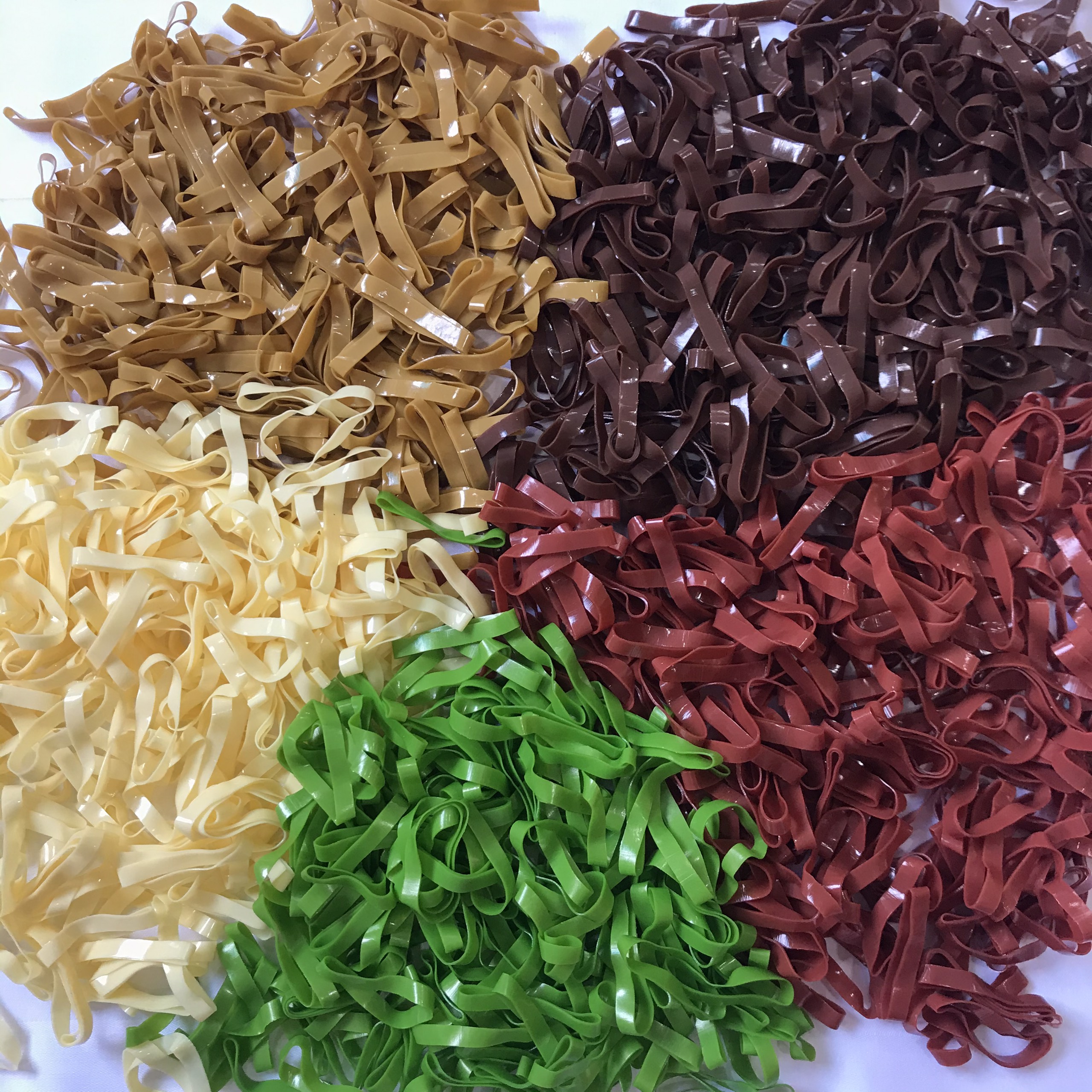 Thun cột tóc nữ nhiều màu siêu xinh 50g