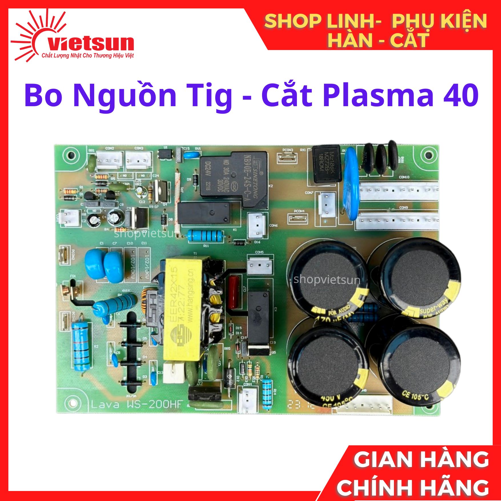 Bo nguồn máy hàn tig que máy cắt Plama