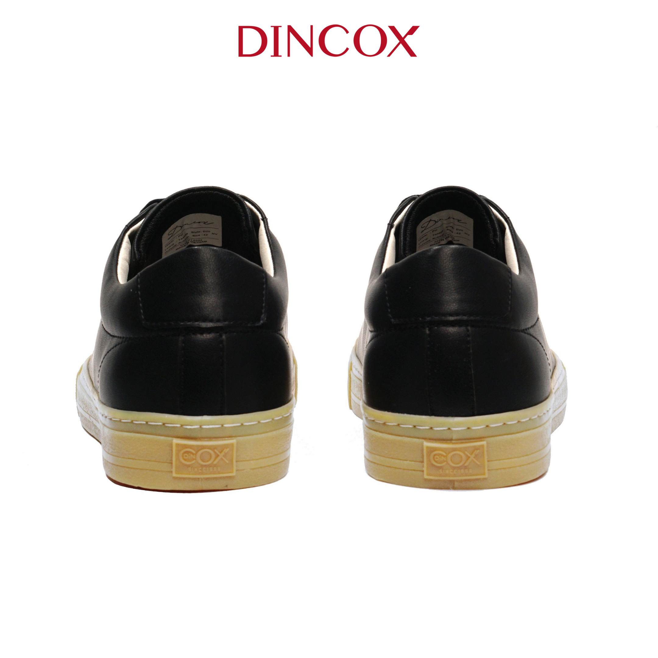 Giày Lười Da Nam Slip on Dincox C38 Black