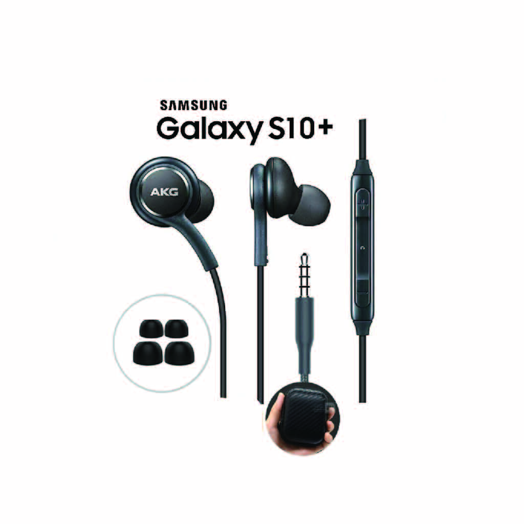 Tai nghe akg nhét tai samsung s8 - s10 - tặng kèm 2 bộ núm phụ + 1 bao đựng tai nghe
