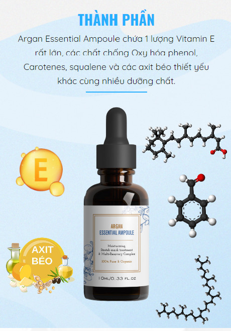 Tinh dầu ARGAN ORGANIC 10ml