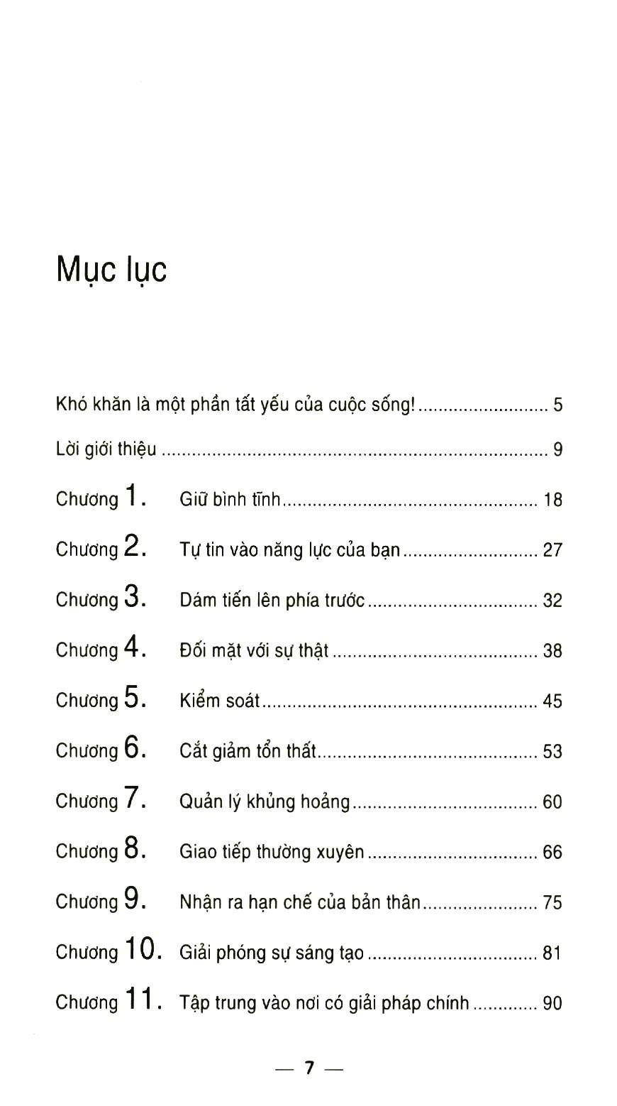 Thuật Quản Lý Khủng Hoảng Bản Thân