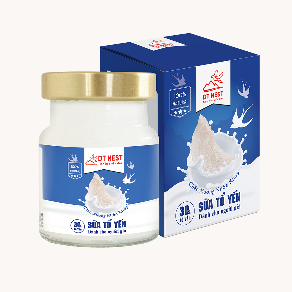 Sữa tổ yến chưng dành cho người già (Khay 6 hũ)
