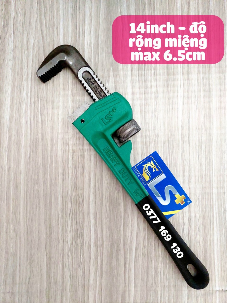 Mỏ lếch răng ls+ 12/14/18 inch
