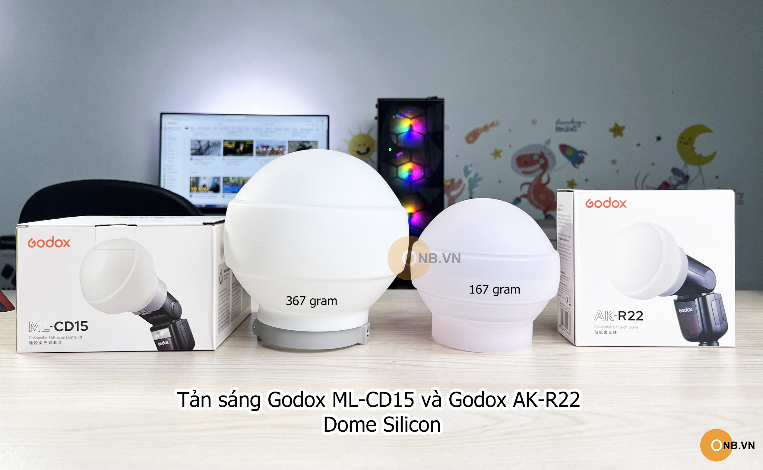 Godox CD15 - Tản Dome tròn Silicon Flash Godox kèm ngàm