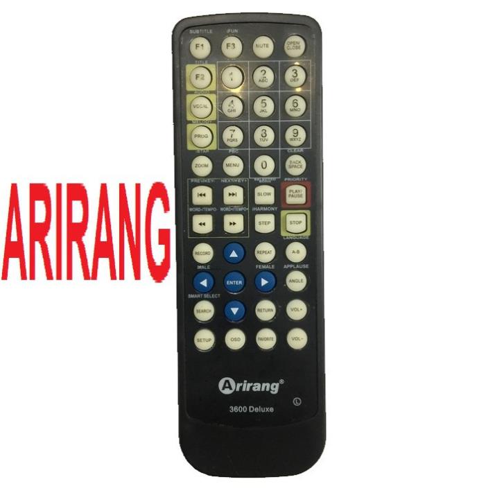 Remote arirang ar-3600 delux - remote điều khiển karaoke arirang ar-3600 deluxe