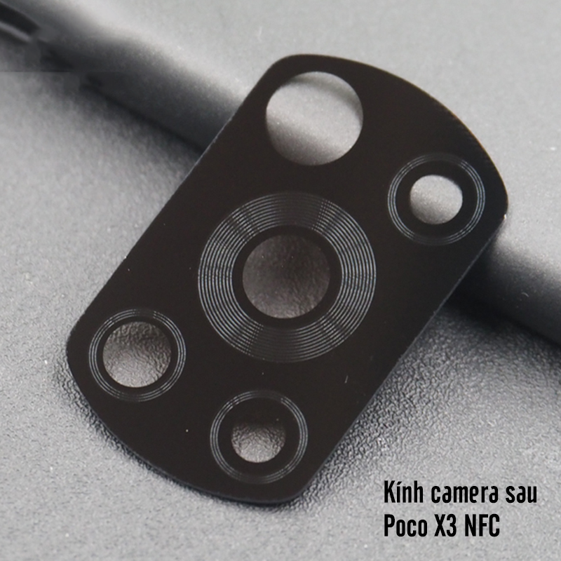 Mặt kính camera sau cho Poco X3 NFC