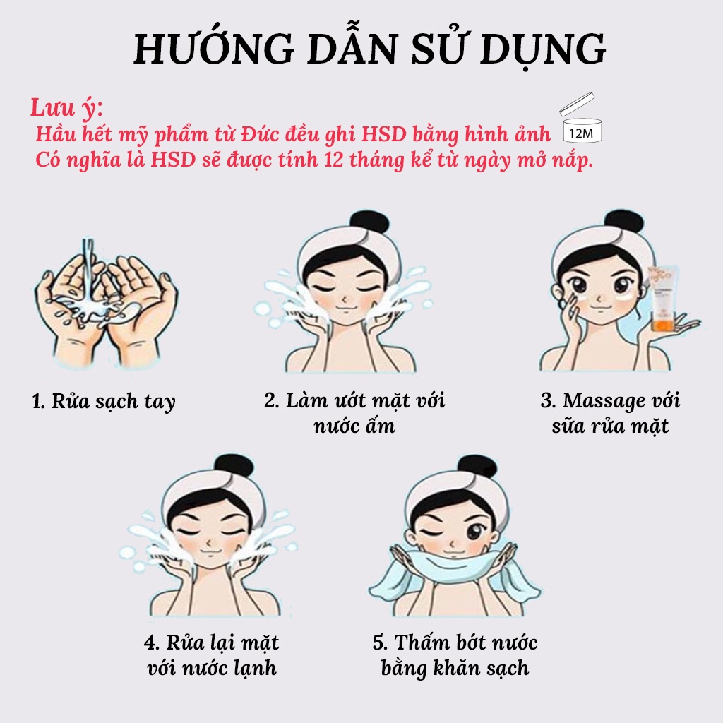 Nội Địa Đức - Sữa Rửa Mặt Balea 150ml