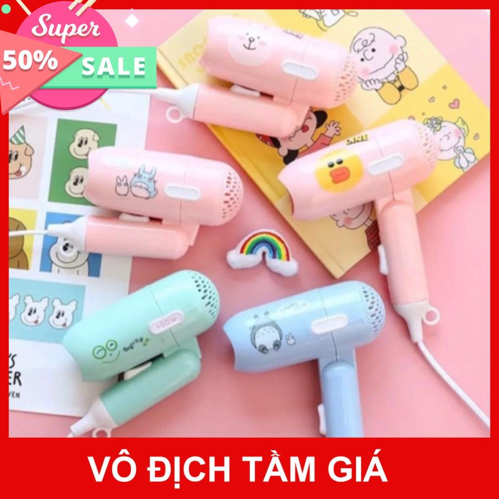 ❣️Máy Sấy Tóc Mini Icon Siêu Kute ❣️2 Chế Độ Gấp Gọn❣️