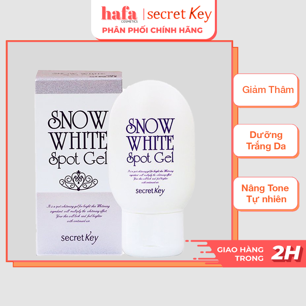 Gel làm giảm thâm da và dưỡng trắng cơ thể Secret Key Snow White Spot Gel 65g