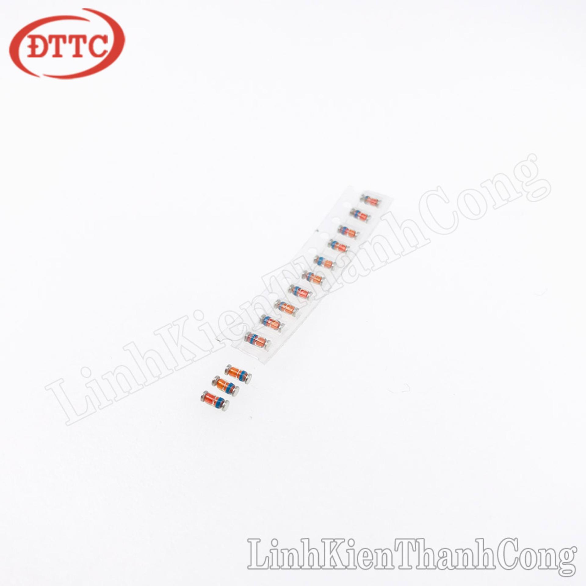 Diode 1N4148 SOD80 450mA 100V (LL34 1N4148 SMD) (Gói 10 Chiếc)