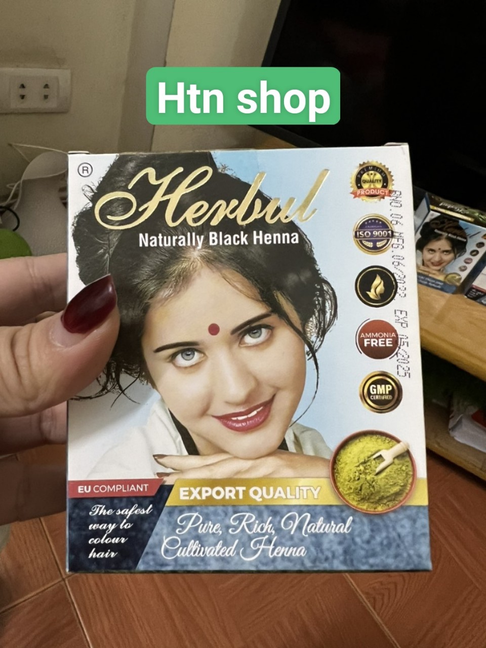 Henna powder leaves hair dye coating silver ultra fine 10G-herbul henna hair 10 g/pack small