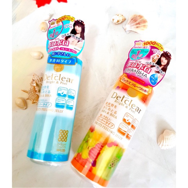 Gel Tẩy Da Chết Detclear Sạch Sâu Loại Bỏ Bụi Bẫn Bã Nhờn 180ml CHÍNH HÃNG NHẬT BẢN -BẢN MỚI CAO CẤP CTY TEM PHỤ
