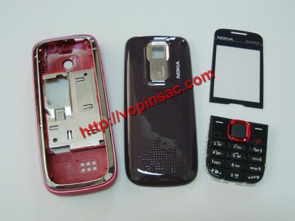 Vỏ Bộ thay thế cho Nokia 5130 (Màu Đỏ) - Vỏ Zin LK thay rất khớp + Tặng Phím Zin kèm theo