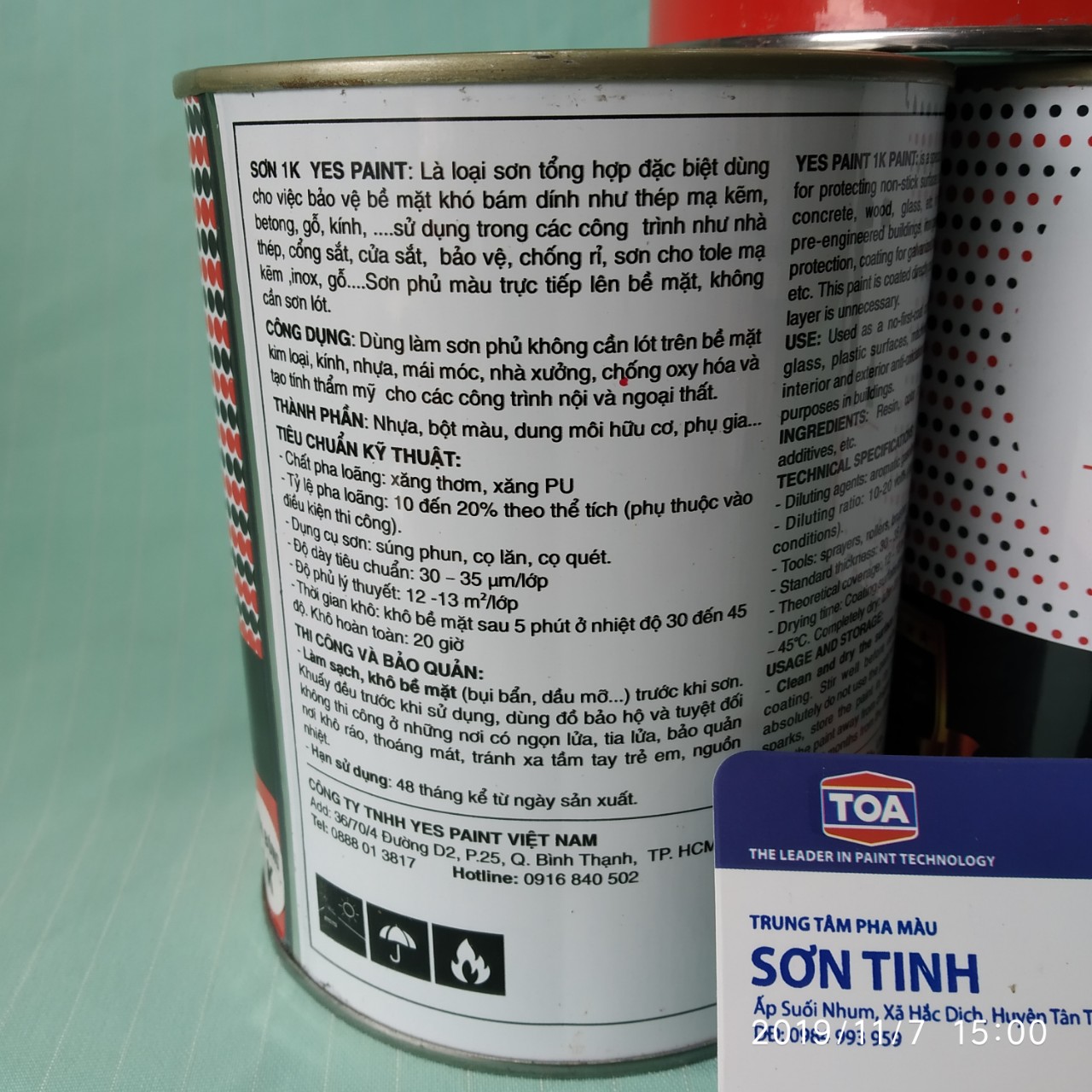 Dầu Bóng 1K Yes Paint - Thay Thế Dầu Bóng 2K ( Sơn bóng 1K YES PAINT ) (800g hoặc 2700g)