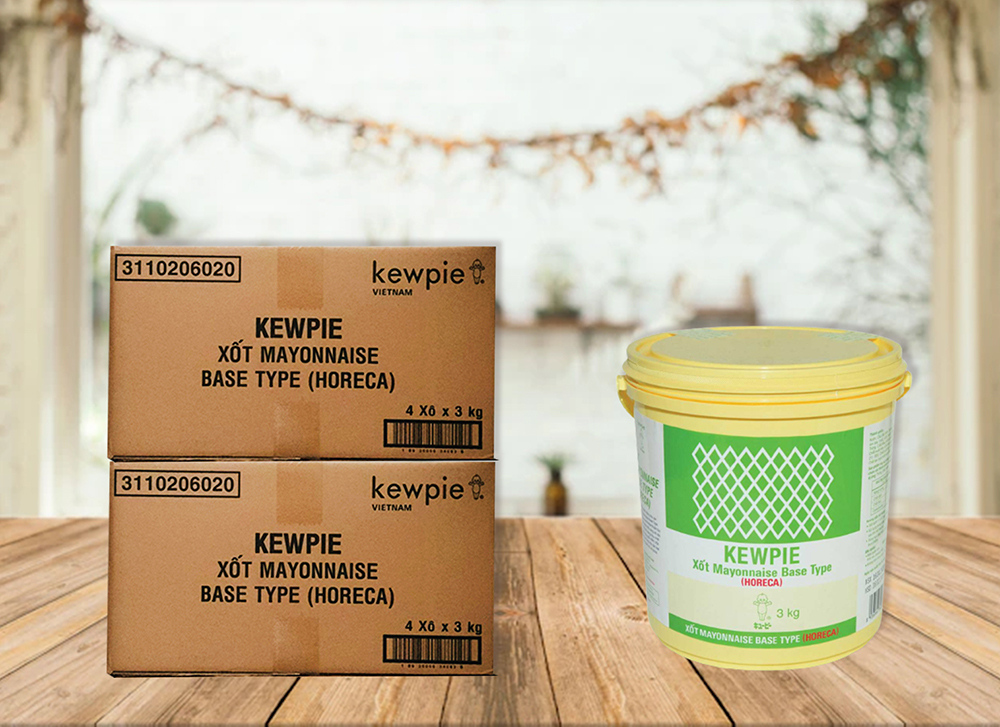 Xốt Mayonnaise Base Type 3kg Horeca KEWPIE