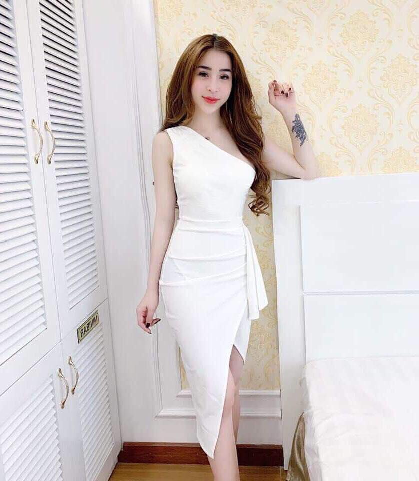 Đàm Body Lệch Vai Đan Dây ( Có Mút Ngực ) Thời Trang [ Fashion New ]
