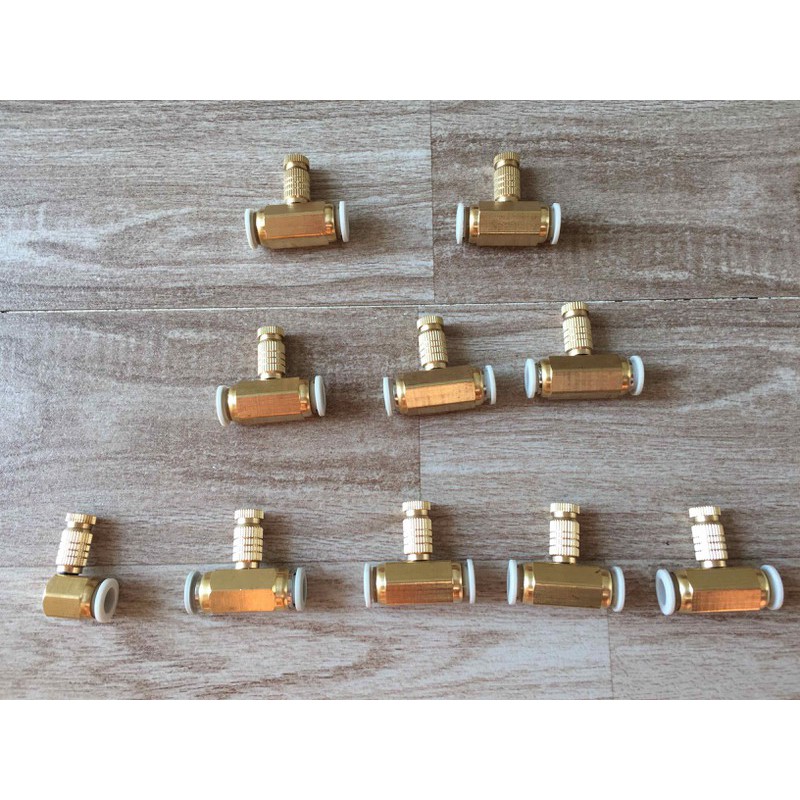 đầu và béc phun sương bằng đồng