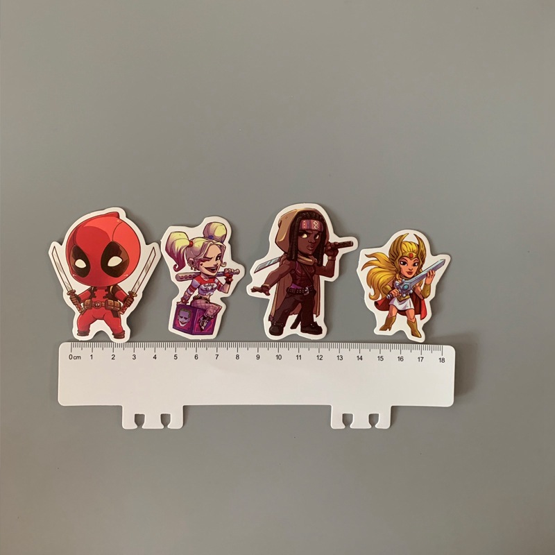 Sticker PVC Chống nước Hình dán Siêu nhân Marvel ST-018