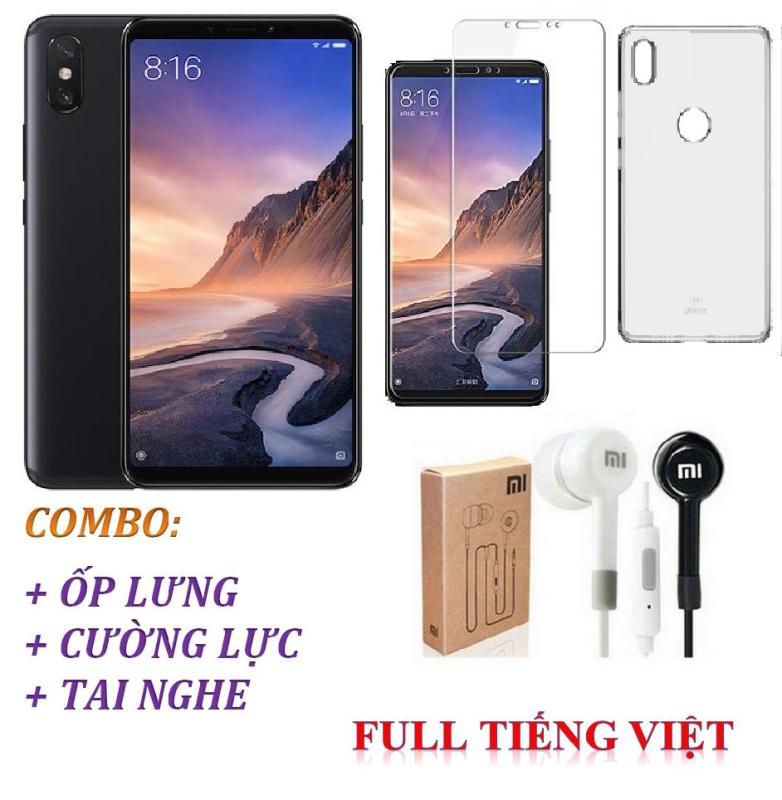 Xiaomi Mi Max 3 64GB Ram 4GB ( Đen ) Full Tiếng Việt + Ốp lưng + Cường lực + Tai nghe Shop Online 24 - Hàng nhập khẩu