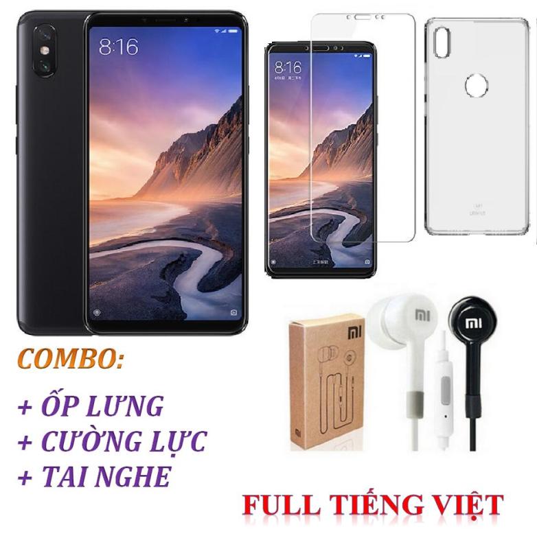 Xiaomi Mi Max 3 64GB Ram 4GB ( Đen ) Full Tiếng Việt + Ốp lưng + Cường lực + Tai nghe  Shop Online 24 - Hàng nhập khẩu