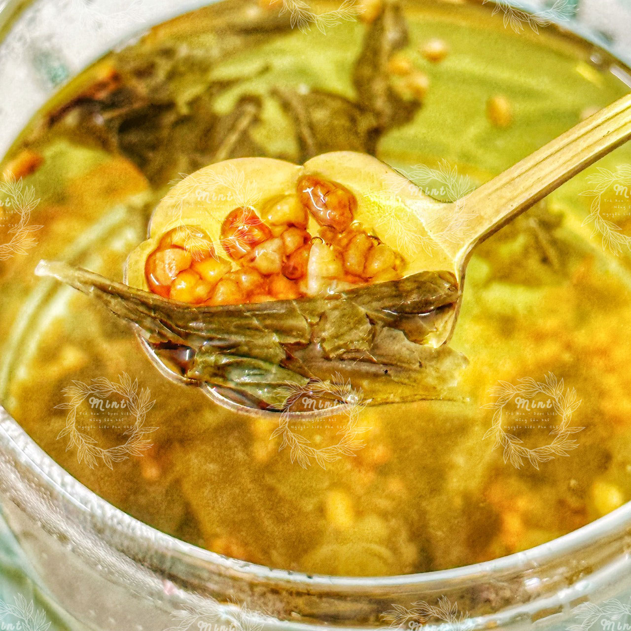 Trà Xanh Gạo Lứt Rang (Genmaicha - Huyền Mễ Trà - Trà Gạo Rang - Trà Bỏng Ngô) - Túi 500gr