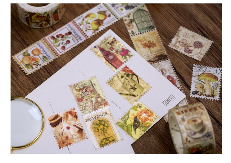 Die-cut tape - Băng keo sticker tem cổ điển