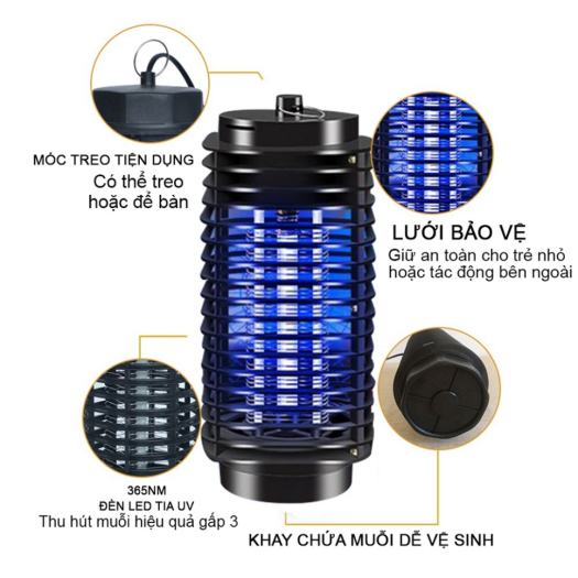 Máy Bắt Muỗi Thông Minh - Đèn Bắt Muỗi Điện Quang