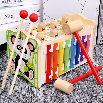 Đồ chơi đập chuột bằng gỗ kèm đàn [DC01]