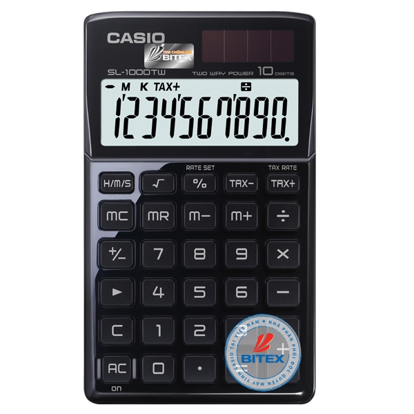 Fahasa - máy tính casio sl 1000tw - bk