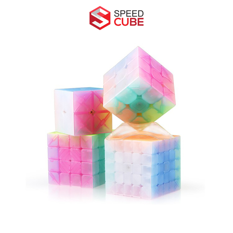 Rubik Jelly Biến Thể Thạch Anh Color 2x2 3x3 4x4 5x5 - Shop Speed Cube