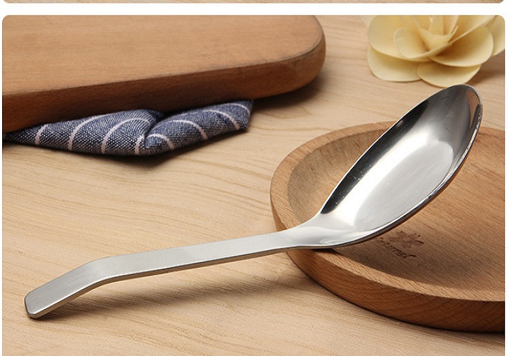 Thìa inox cao cấp dày dặn sáng bóng dài 16.5cm