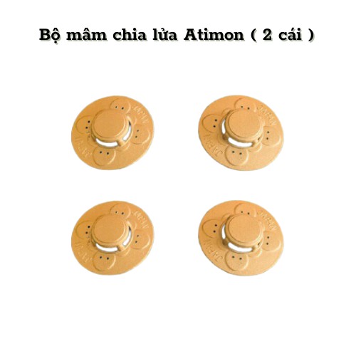 Bộ mâm chia lửa Atimon ( 2 cái )  bếp gas đôi.