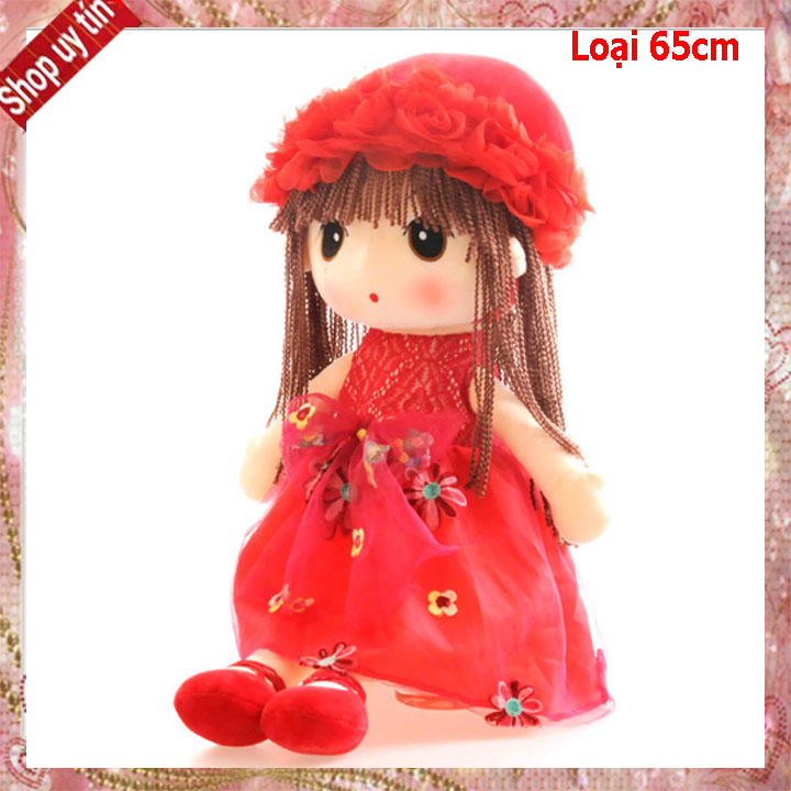 Búp bê gấu bông đồ chơi sang trọng (Vàng)