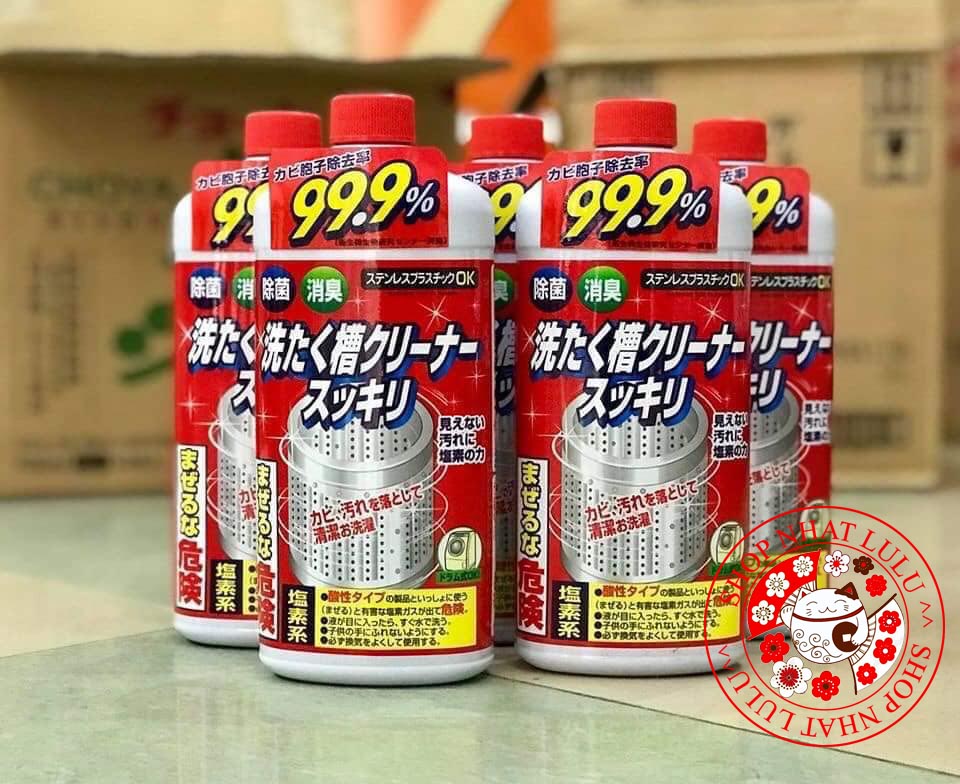 Nước tẩy lồng giặt Rocket Soap 550ml Nhật Bản