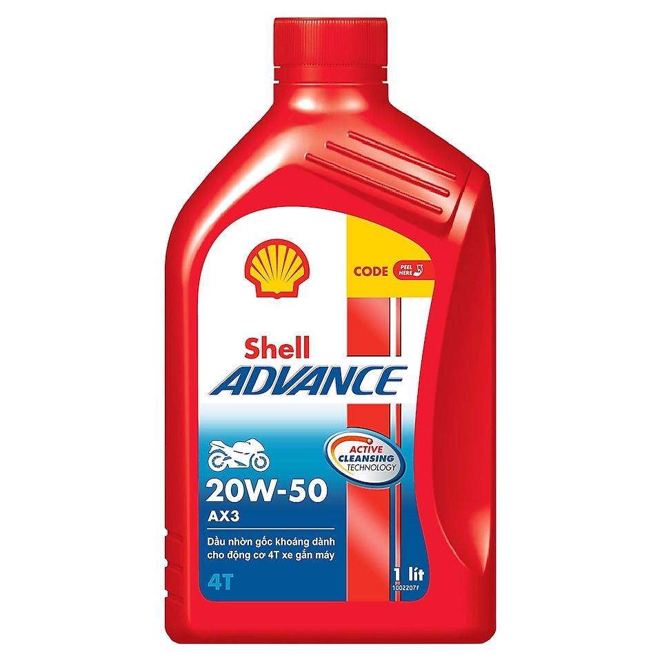 NHỚT SHELL ĐỎ XE SỐ 20W50