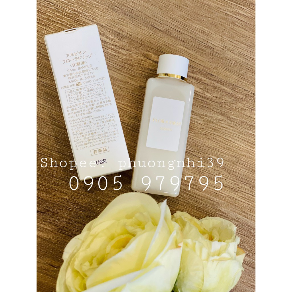 [Chính hãng] [ALBION] Nước dưỡng da FLORA DRIP 3ml, 6ml, 24ml (Auth 100%, kèm bill mua từ hãng)