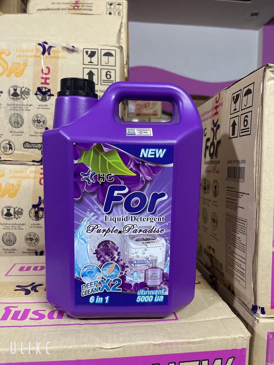 NƯỚC GIẶT HC FOR GOLD 5L ( 6 IN 1 )