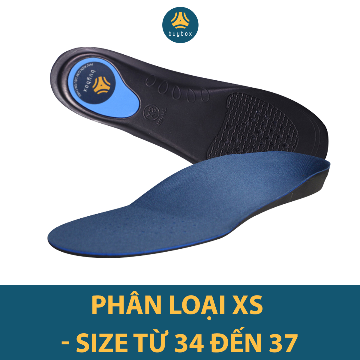 Lót giày nam nữ êm chân bằng EVA cấu trúc vòm nâng đỡ lòng bàn chân, chống thốn và bảo vệ gót chân - buybox - BBPK177