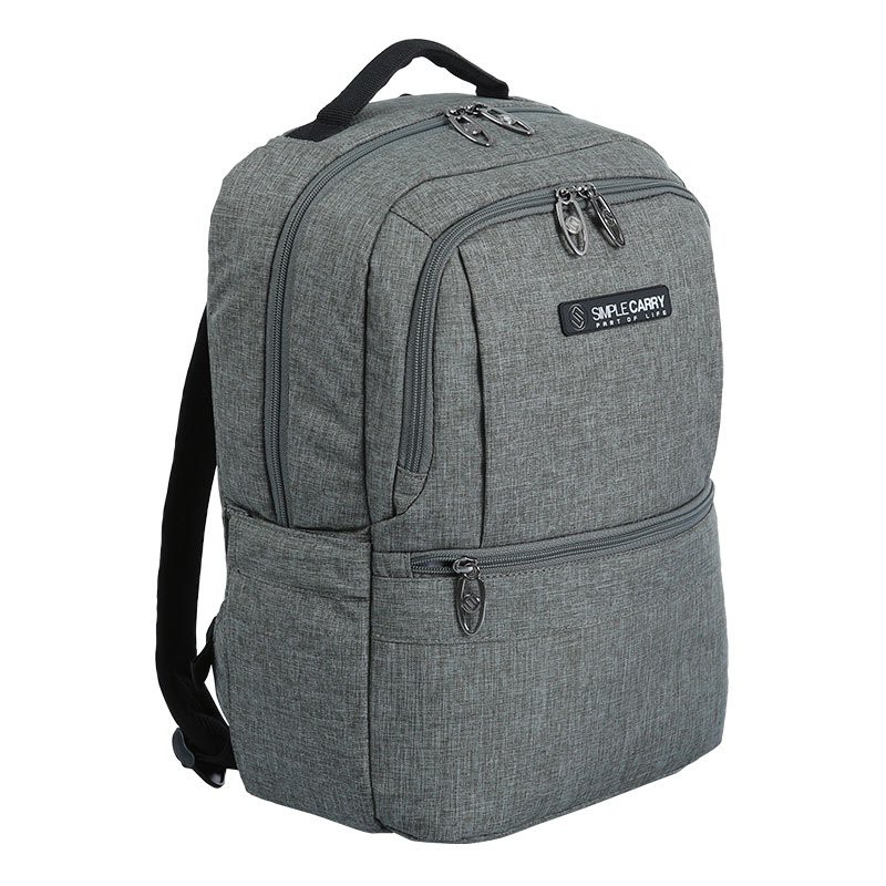 [HCM]Balo Thời Trang Cao Cấp Simple Carry ISSAC 6 B.Grey