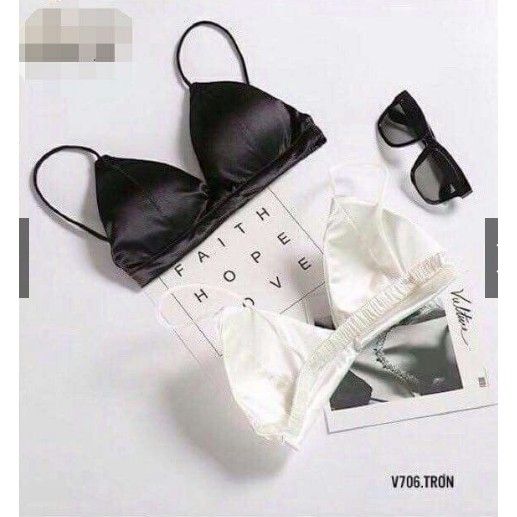 Bra phi lụa bóng siêu sexy