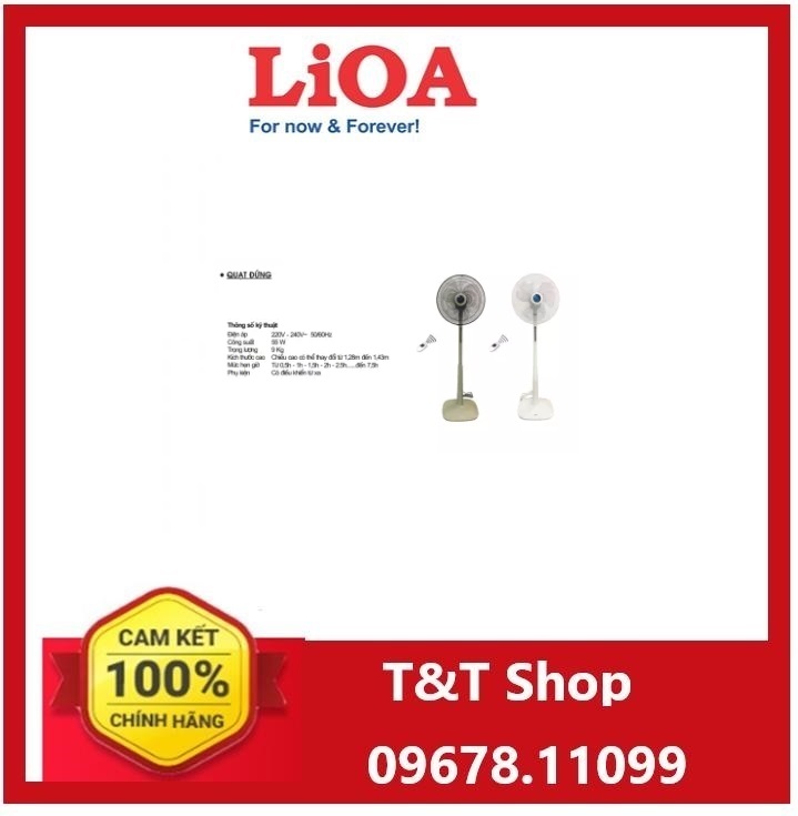 Quạt cây Lioa không điều khiển -QC-409E