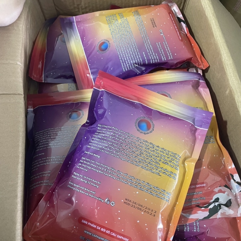 Mồi câu chép hạt sapham 500g