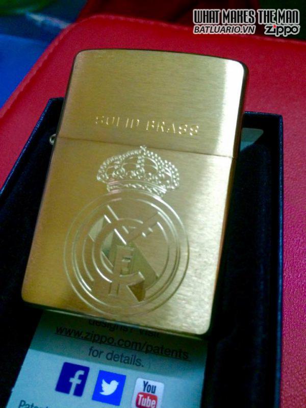 Zippo Khắc Logo Real Madrid - 204.RMA